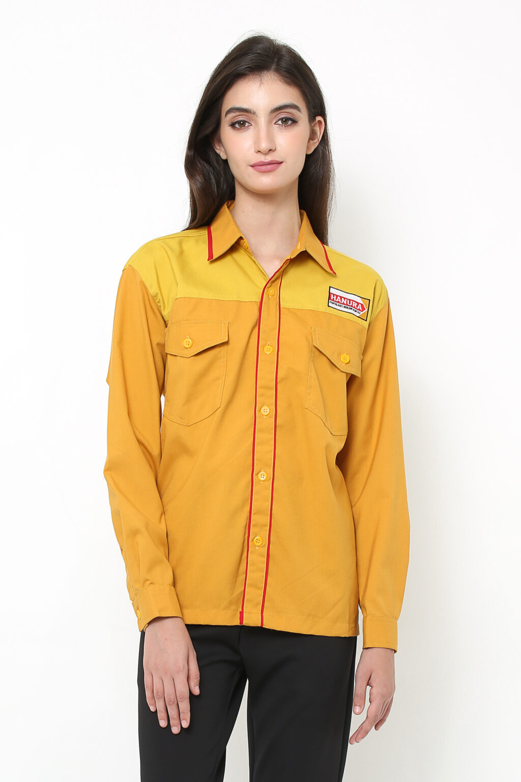 Kemeja Lengan Panjang Diva Grey Purple